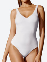 IUGA Deep V Neck Sexy Sleeveless Bodysuit - IUGA