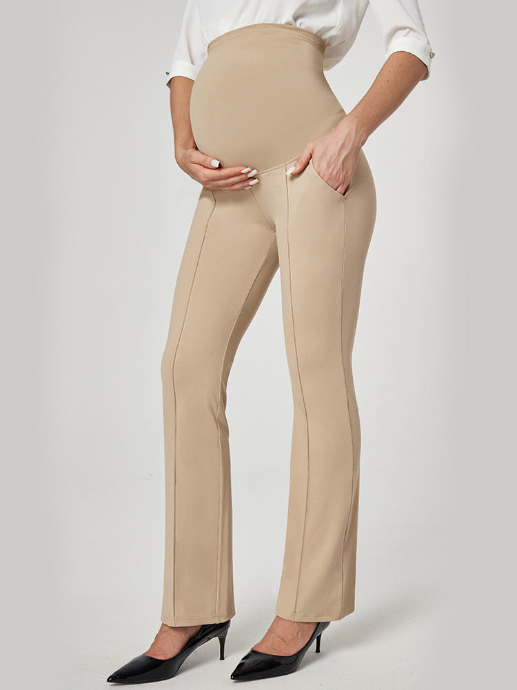 IUGA Bootcut Maternity Pants for Work with Pockets - IUGA