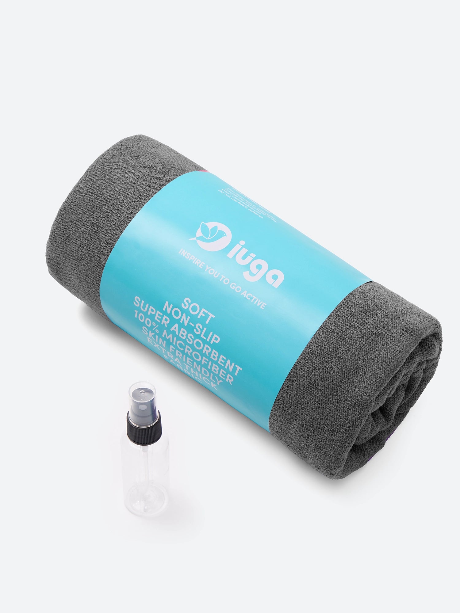 Microfiber Yoga Towel Gray