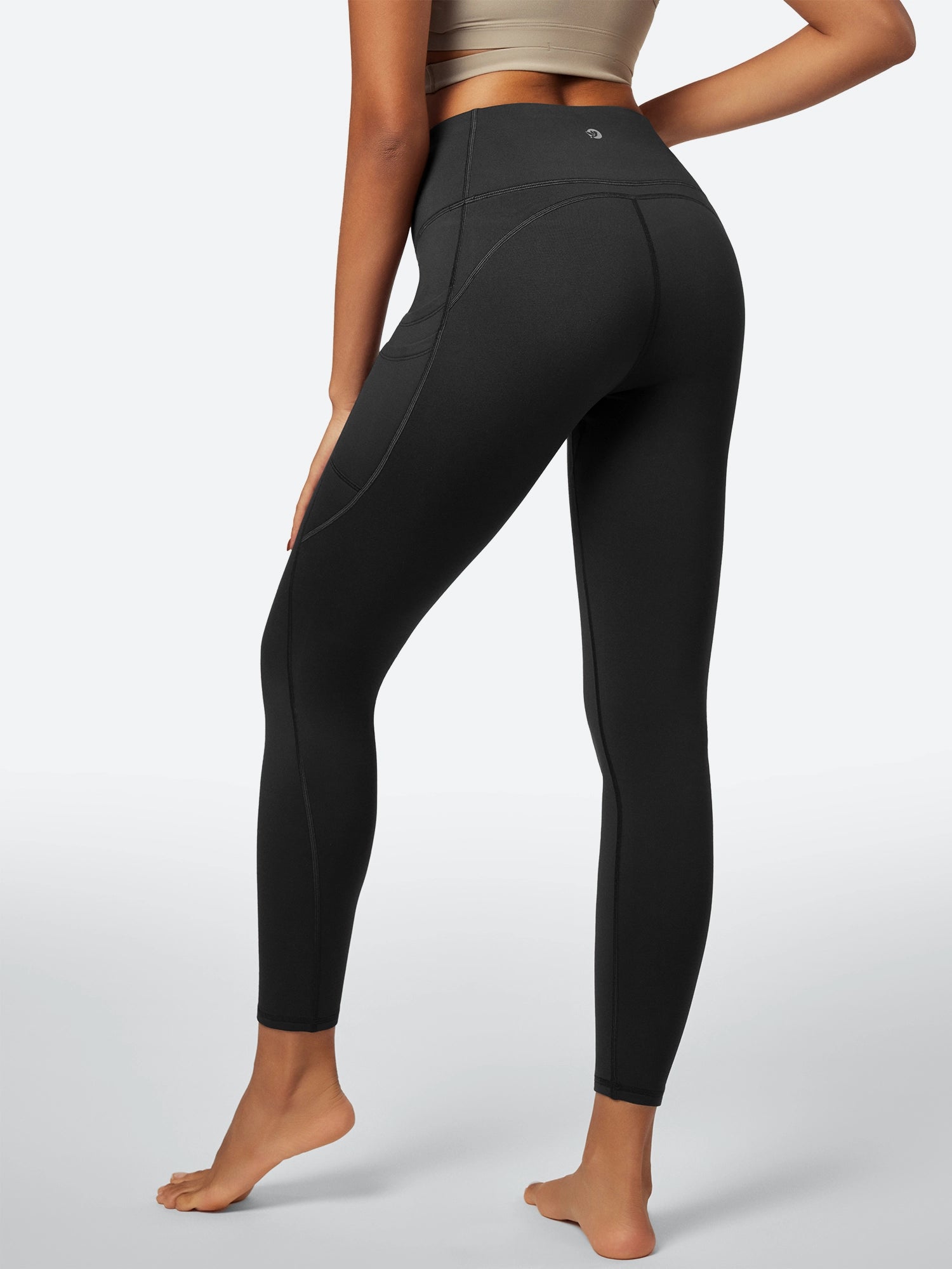 IUGA HeatLab® Fleece Lined Water Resistant Double Pocket Leggings - IUGA