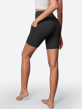 IUGA 8'' FlexTight™ No Front Seam Shorts With Pockets - IUGA