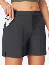 UPF 50+ Hiking Golf Shorts Charcoal Gray