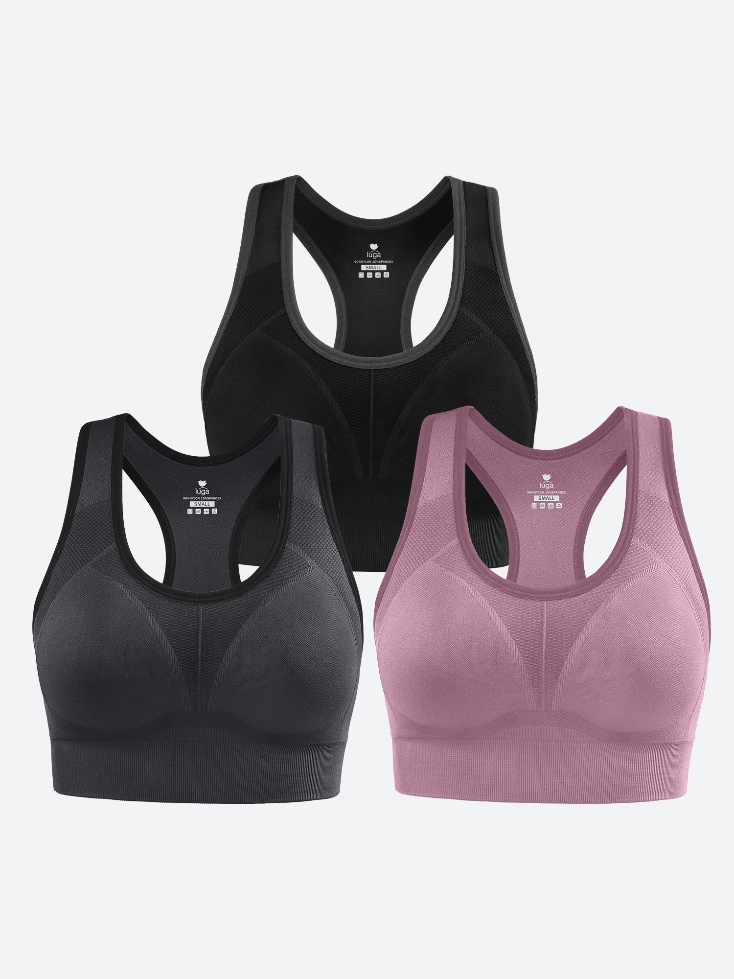 3 Packs Racerback Sports Bra