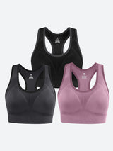 3 Packs Racerback Sports Bra