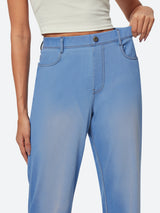 IUGA FlexDenim™ High Waist Pull On Wide Leg Jeans - IUGA