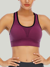 IUGA High Impact Racerback Sports Bra wine