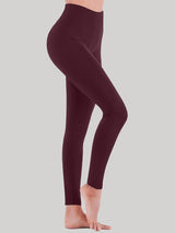 Buttery Soft High Waisted Leggings Dark Violet