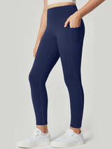 HeatLab™ Girls High Waisted Fleece Lined Leggings Navy