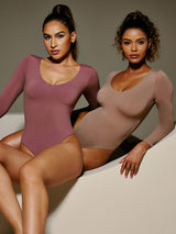 ButterLab™ Long Sleeve V Neck Bodysuits