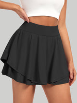 IUGA High Waisted Tennis Skirts With Pockets black